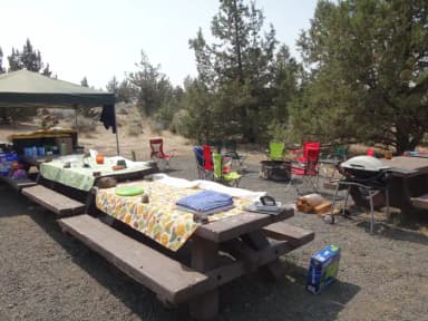 Cottonwood Group Campsite at Haystack Reservoir's South Shore Campground