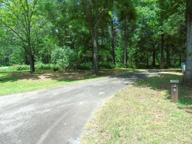 Campsite with Picnic Table.