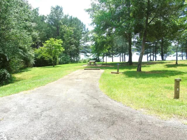 Campsite with Picnic Table.