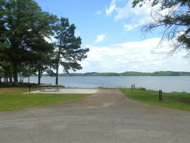 Campsite with Picnic Table.