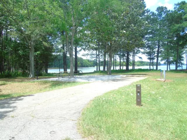 Campsite with Picnic Table.