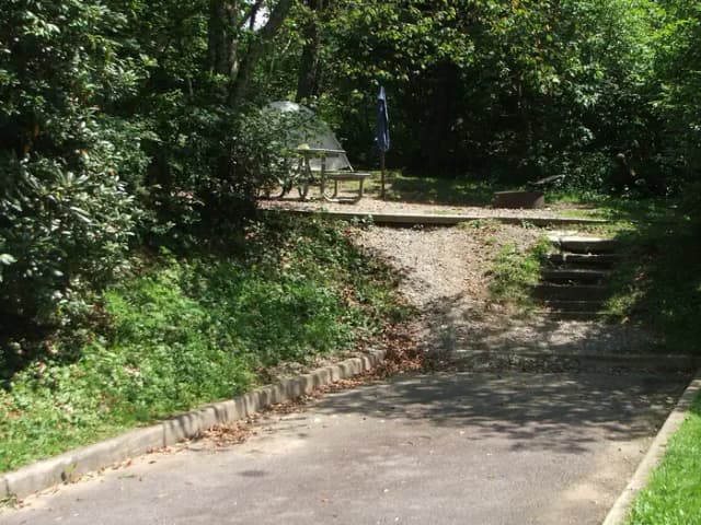 C Loop Site 3, walk up to table and tent.