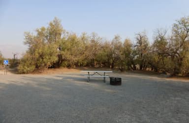 ADA accessible tent only walk in site #115.  No campervans, RV's, or pop up tents.  One accessible firepit with grate and picnic table.  No utilities.