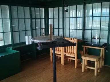 Inside view of the lookout
