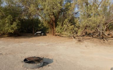 Tent only walk in site #126.  No campervans, RV's, or pop up tents.  One firepit with grate and one picnic table.  No utilities.