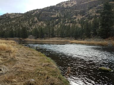 The bend in the Crooked River at Big Bend Campground
