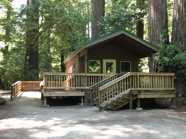 Cabin in Jedediah Smith Campground