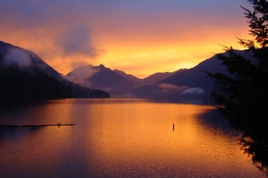 Sunrise from Fairholme Campground 01