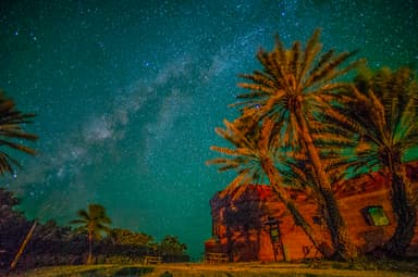 Milky Way over Garden Key Campground
