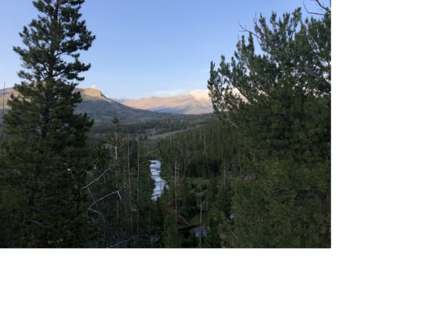 View Above the Sweetwater Guard Station Campground