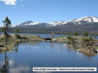 Big Creek Lakes Dam Outlet Photo 1