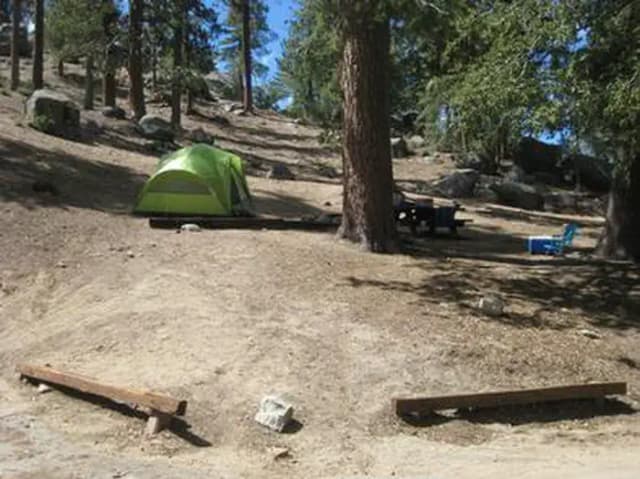 Marion Mountain Campground with tents