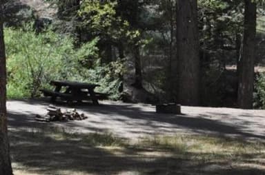 Naturally Shaded Area at Hanna Flat Campground