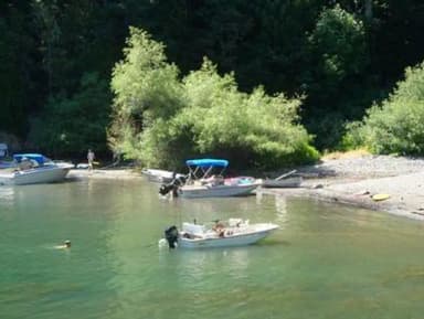 Fir Cove Campground Ruth Lake Shoreline