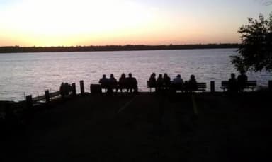 Sunset at Cross Lake Recreation Area