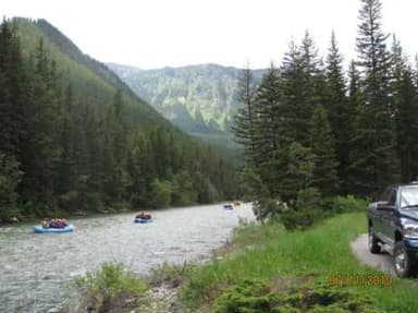 River rafting on the Gallatin River