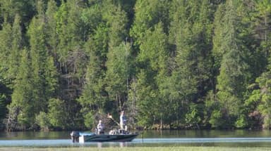 Ausable River Camping Boat 1