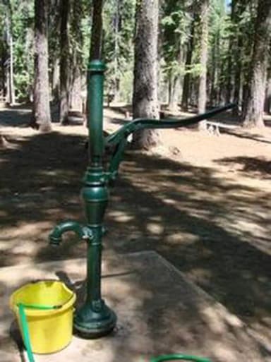 Horse Camp well water hand pump