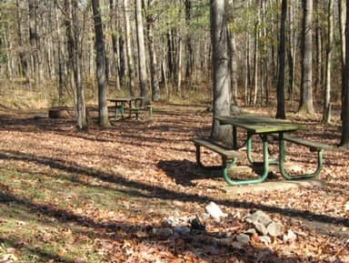 Rocky Springs Campground in Autumn