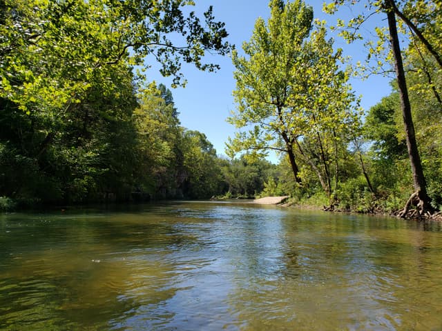 Downstream from Cedar Grove