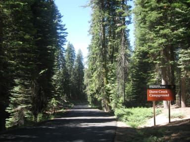 Dorst Creek Campground Entrance