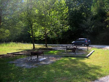 Partially Shaded Army Camp Campsite