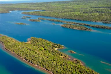 Aerial View of Belle Isle