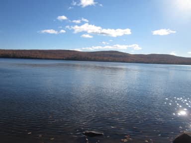 View of Lake Desor from North Lake Desor Campground