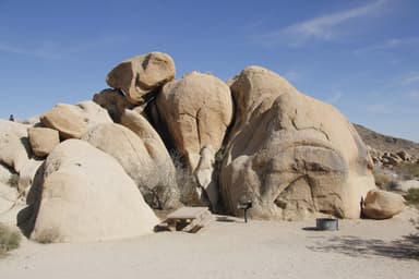 Campsite in White Tank Campground
