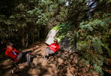 Camping at Igloo