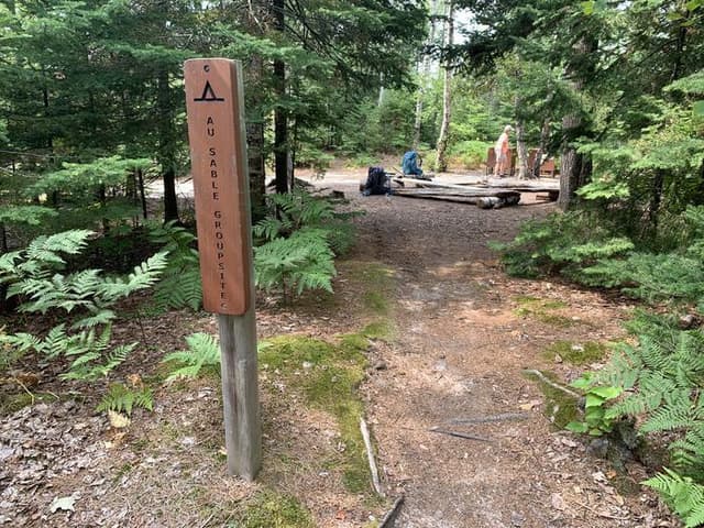 Au Sable East Group Backpacking Site