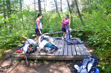 Tent sites