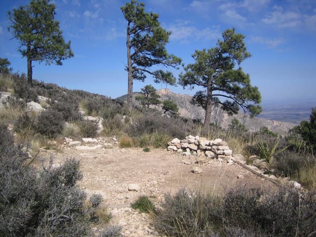 Guadalupe Peak tent pad