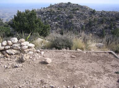 Guadalupe Peak tent pad