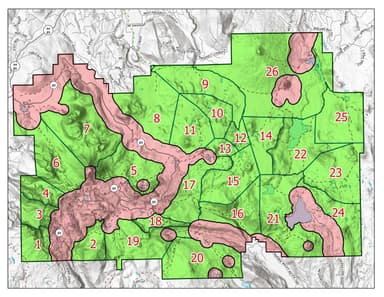 Backcountry Camping Zones and Closed Areas