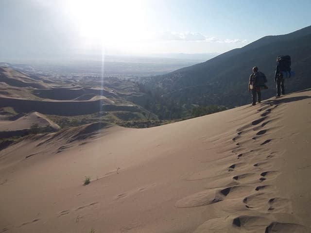 Backpacking in the Dunes