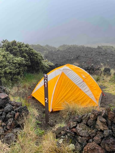 Hōlua tent site 1