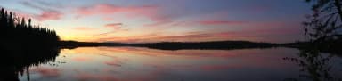 Sunset., filed by the agency against 2 campsites at Kenai National Wildlife Refuge Cabins