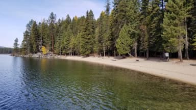 West Shores Beach Sites #1-4, filed by the agency against 4 campsites at Kalispell Island Boat-In Campground