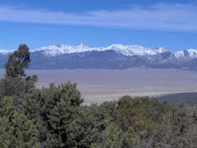 Great Sand Dunes from Picnic Area, filed by the agency against 5 campsites at Zapata Falls Campground