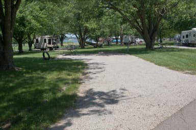 Island View Campground Site# H05, filed by the agency against 2 campsites at Island View (Rathbun Lake)
