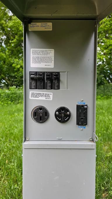Power box, filed by the agency against 44 campsites at Highland Ridge
