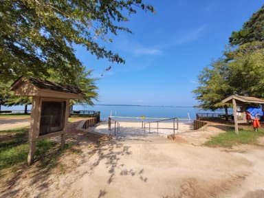 Elijah Cove Beach, filed by the agency against 7 campsites at Clarks Hill